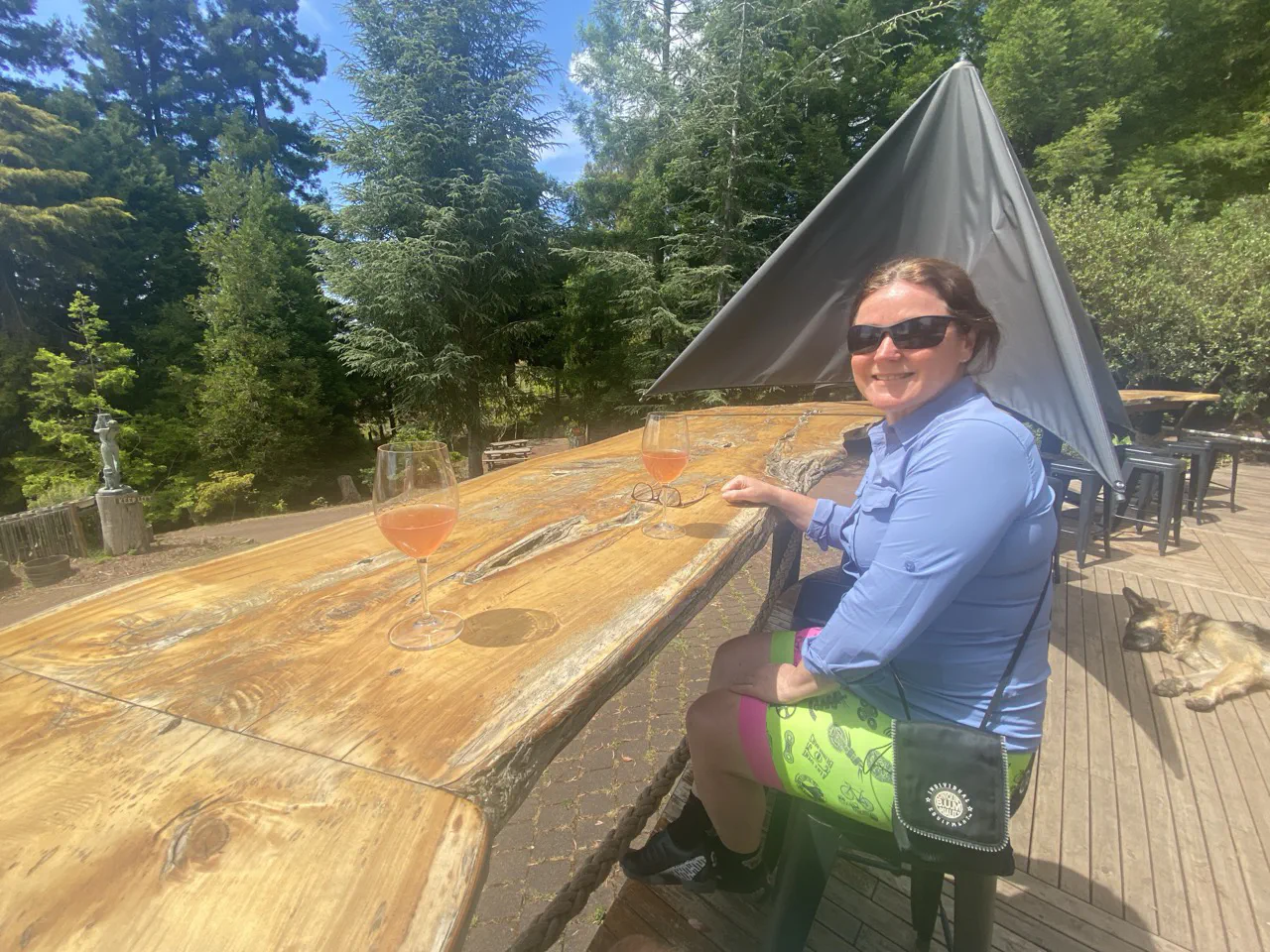Danielle at the cellar door bar